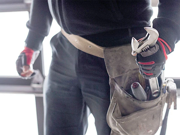 Plumbing tools and workwear